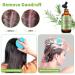 100% Organic Rosemary Oil for Hair Growth | Nourish Scalp & Stimulate Hair Growth with Essential Oil & Massager - Buy Online on GoSupps.com