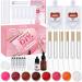 Lip Gloss Kit JCOOS Lip Gloss Making Kit Diy Lip Gloss Making Kit Make Your Own Lip Gloss Making Supplies Shimmery Lip Gloss Base Empty Lip Gloss Tubes Jojoba Oil Women Teen Girl Gifts Trendy Stuff