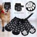 Desitation Anti-Slip Dog Socks - Double-Slip Paw Protectors with Adjustable Straps for Traction on Wood Floors - International Shipping Available - Buy Online on GoSupps.com