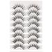 Veleasha Natural Look False Eyelashes 8 Pairs Pack | Style 03 So Wispy Lashes 03 (12-19mm) - Buy Online on GoSupps.com