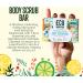Eco Warrior Citrus Body Scrub Soap Bar - Vegan & Cruelty Free, Moisturizing & Exfoliating, Eco-Friendly Natural Soap with Oatmeal & Essential Oils - 100g - Buy Online on GoSupps.com