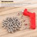 AIEX 50 Pieces 6mm Spike Nails with Key | Robust Steel Pyramid Replacement Spikes for Track Shoes & Athletics - Long Jump & Hike - Silver - Buy Online on GoSupps.com