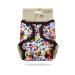 Petit Lulu Cloth Nappy Wrap | One Size (11-35.2 lbs) | Snaps | Washable Diaper Wrap | Reusable Cloth Nappies | Made in Europe (Folklore)