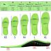 Plantar Fasciitis Arch Support Insoles for Men & Women - Cushioned Orthotic Inserts for Foot Pain Relief - Ideal for Running, Heel Spurs, and Arch Pain - High Arch Support - Green S (Men's 6-8 / Women's...) - Buy Online on GoSupps.com