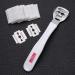 Stainless Steel Foot Cuticle Hard Skin Heel Shaver Kit | 10pcs Blades | Perfect for Pedicure Care - Buy Online on GoSupps.com