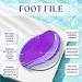 Callus Remover Foot Scrubber | Dead Skin Heel Scraper Pedicure Tool | Purple Foot SPA for Men and Women - Buy Online on GoSupps.com