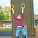 SereneLifeHome 2 Clamping Hoops Gymnastic Bar - Durable Ninja Rings & Bell Equipment Set for Kids | Outdoor Backyard Ninja Line Accessories - Buy Online on GoSupps.com