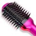 FoxyBae Blowout Brush Hair Dryer Set - 3-in-1 Hot Air Brush & Volumizer - Holiday Kit with Hair Primer & Sparkle Claw Clip - Perfect for International Shipping - Buy Online on GoSupps.com