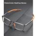Stylish Photochromic Reading Glasses | Ultra-Light TR Sunglasses for Men & Women | UV Protection in Black & Red (+1.5) - Buy Online on GoSupps.com