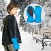 Kids Ski Gloves - Waterproof Winter Warm Snow Gloves for Boys and Girls | Blue Kids-M(8-10Years) - Buy Online on GoSupps.com