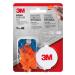3M Corded Reusable Earplug, 3-Pair with Case, 90716-80025T 3 Pairs, Corded