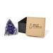 Deep Purple Project Large Amethyst Crystal Rock 1.5 to 2 lb Raw Clusters from Uruguay Quartz Geode (600 Grams to 900 Grams) 1.5 to 2 Lb stone