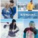 Rivmount Waterproof Touchscreen Winter Gloves for Men & Women | Warm Windproof Thermal Ski Gloves RSG601 in Dull Black - Buy Online on GoSupps.com