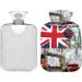 Naanle Tower Bridge London Heat Bottle - 1L Transparent Hot Water Bottle for Bed Hand & Feet Warmer Pain Relief & Cold Therapy - Buy Online on GoSupps.com