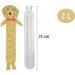 Olivia Rocco Extra Long Hot Water Bottle - 72cm, Unicorn Pug Cover, 2L Natural Rubber, Winter Gift - Buy Online on GoSupps.com
