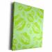 3dRose Museum Grade Canvas Wrap - Two Kisses Collided Lip Smacking Lime Colored Lips Pattern Pattern - Lipstick Kisses