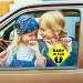 Buy Cobee Baby in Car Sign - 2 PCS Suction Cup Stickers for Safety | Cute Baby Feet Pattern | International Shipping Available - Buy Online on GoSupps.com