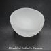 Selenite Round Bowl - Hand-Carved Crystal Holder for Cleansing, Healing, and Charging Crystals - 8 cm - Buy Online on GoSupps.com