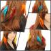 MWOOT 6Pcs Handmade Boho Feather Hair Clips - Bohemian Hippie Festival Headwear with Comb Clip - Beads Styles - Buy Online on GoSupps.com