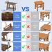 ETECHMART 2-Tier Bamboo Shower Bench  24 Inch Spa Stool with Storage Shelf for Inside Shower Legs Shaving  Entryway or Bathroom  A-Shaped Shower Bath Seat for Seniors Adults Disabled Women  Walnut 242012 Inch+Walnut - Buy Online on GoSupps.com