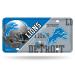 Rico Industries NFL Detroit Lions Unisex Detroit Lions Lions license metaldroit Lions license plate metal team color unit size