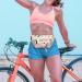 Fanny Pack for Men Women - Waist Bag Pack - Lightweight Belt Bag for Travel Sports Hiking Flamingo 11" x 5" x 6" L(11" x 5" x 6") - Buy Online on GoSupps.com