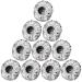 12 Pieces Reusable Aluminum Foil Deep Conditioning Caps for Hair Processing | Salon-Quality Hair Coloring Shower Caps | 16 Inch Silvery - Buy Online on GoSupps.com