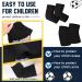 2 Pairs Kids Compression Elbow & Knee Braces - Support for Basketball Volleyball Running | Boys & Girls Medium Black - Buy Online on GoSupps.com