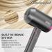 DEWILY Foldable Travel Hair Dryer for Women and Men - Powerful & Compact Ionic Blow Dryer for Curly and Straight Hair - Fast Drying Grey/Rose - Buy Online on GoSupps.com