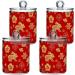 Buy Gaireg Oriental Year of the Rabbit Plastic Bathroom Glasses - 2 Pack for Cotton Balls Swabs Dental Floss | International Shipping Available - Buy Online on GoSupps.com