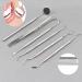 Tooth Cleaning Kit - 8pcs Stainless Steel Oral Care Tools | Dental Probe Scraper & Stains Remover - Buy Online on GoSupps.com
