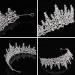 Silver Rhinestone Wedding Crown Tiara for Bride - Prom, Pageant, Quinceanera & Halloween Hair Accessory - Buy Online on GoSupps.com