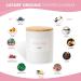Berry Nice Candles Set - 100% Natural Soy Wax Hand Poured Candle - 230g Large Wooden Wicked Candle - 55 Hours Long Burning - Ceramic Candle - Perfect Gift for Women - Buy Online on GoSupps.com