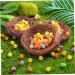 Unomor 12th Simulated Bird Nest - Decorative Easter Egg Nest for Outdoor & Tree Decoration | Mini Hemp Silk Birds 12x12cm Coffee - Buy Online on GoSupps.com
