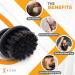 Kobe Knuckle/Finger Beard Brush - 100% Natural Boar Bristle - Dark Brown Men's Beard Brush - Buy Online on GoSupps.com