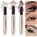 Enfuntins 3 Pcs Eyeshadow Stick Set - Waterproof Eye Brightener Crayon Pencil with Smudger - Glitter Shimmer Eye Shadow Pen for Makeup - Buy Online on GoSupps.com