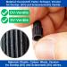 8 Pack Black Plastic Valve Caps for Bicycle Tires - Compatible with Dunlop & Presta Valves | Durable Tire Valve Covers - Buy Online on GoSupps.com