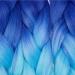 SEGO 5 Pieces Ombre Hair Braid Extensions - 24 Dark Blue & Light Blue Crochet Braiding Hair for Stunning Styles - Buy Online on GoSupps.com