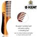 Kent A 81T Pocket Comb & Beard Comb for Mustache and Beard - Fine Tooth Comb for Grooming - Travel Kit for Beard Care - Buy Online on GoSupps.com