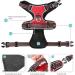 Adjustable No-Pull Dog Harness for Large Breeds - Heele Reflective & Breathable XL in Red (53-97cm) - Buy Online on GoSupps.com