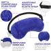 LotFancy Heated Eye Mask for Dry Eyes - Lavender Eye Compress for Hot Cold Therapy - Relief for Stye, Puffy Eyes, Migraine - Buy Online on GoSupps.com