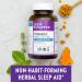 New Chapter Turmeric Force Nighttime Supplement - Sleep Aid with Valerian Root & Ginger - Non-GMO, 60 Vegetarian Capsules - Buy Online on GoSupps.com