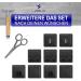 Lobux 4-in-1 Self-Adhesive Bathroom Holder Set - Soft-Touch Silicone Super-Resistant Organizer with Razor Holder Toothbrush Holder Hook & Neodymium Magnet - Black - Buy Online on GoSupps.com