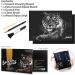 Scratch Art Animal Rainbow Painting Paper Kit - Engraving Art & Craft Set for Kids & Adults - Tiger Design - Includes 3 Tools - 16'' x 11.2 - Buy Online on GoSupps.com