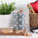 Bone Dry Ceramic Pet Collection Gray Canister - Stylish and Functional Pet Food Storage - Buy Online on GoSupps.com