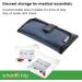 Smooth Trip Slim Folding Pill Organizer - 8 Food Grade Zip-close Pouches for Travel & Home Medication Storage - Buy Online on GoSupps.com