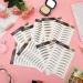 18 Sheets 180 Pairs 4D Hair-Like Eyebrow Tattoo Stickers - Waterproof Peel-Off Brow Transfers for Women - Brown - Buy Online on GoSupps.com