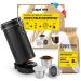 CAPS ME - French Brand - Complete Refillable Capsule Kit for Nespresso - With 1 Shaker 3 Reusable Pods In