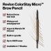 Revlon ColorStay Micro Eyebrow Pencil 454 Medium Brown | Waterproof, Smudgeproof, Argan & Marula Oil, Spoolie Brush | Pack of 1 - Buy Online on GoSupps.com