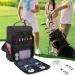 Goburos Golf Shoe Bag for Men US Size 14 - Durable Carrier with Free Glove Holders & Pockets for Accessories - Ideal Black Golf Bag - Buy Online on GoSupps.com